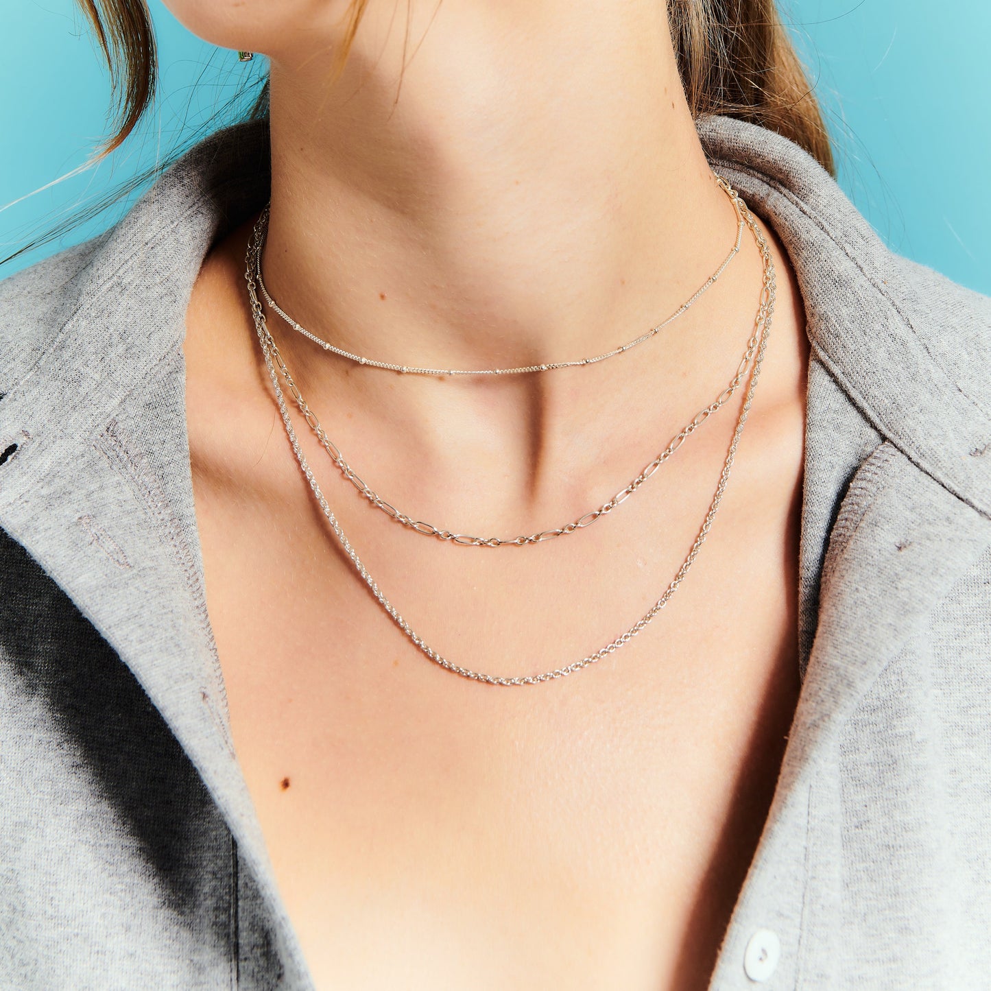 Slim rope Chain Necklace